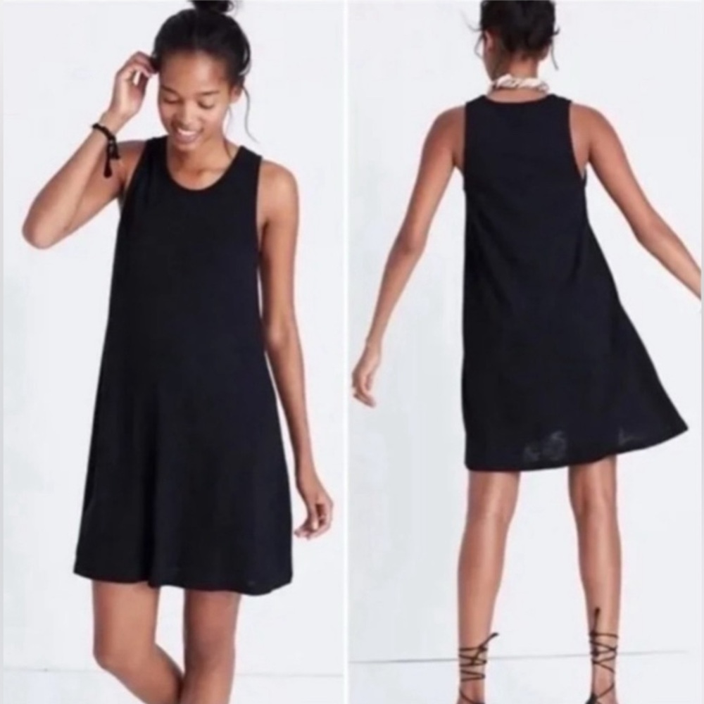 Madewell Highpoint Tank Dress Black size xxs